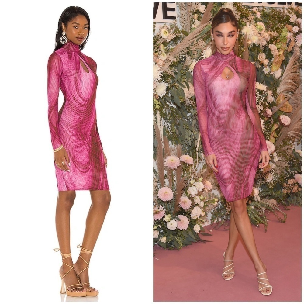 Farai London X REVOLVE Nayla Dress in Fuchsia Size XS